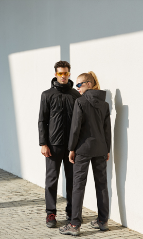 黑色男女同款活